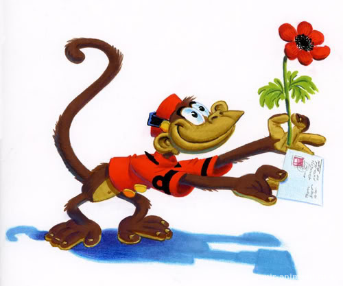 Поздравительная картинка на День обезьяны - 14 декабря