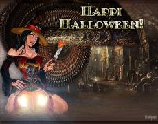 Прикольные открытки Halloween Хэллоуин