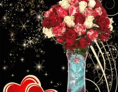 Красивые розы в день Валентина
